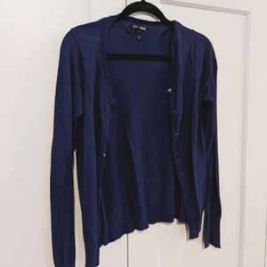 Express Purple Cardigan